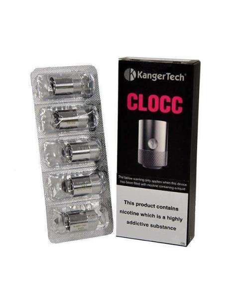 Kangertech CLOCC SUS 316L Replacement Coils 5 Pack - 0.5ohm