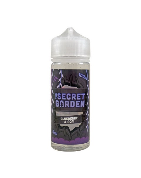The Secret Garden E-liquid Blueberry & Acai 100ml Short Fill