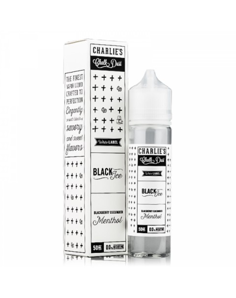 Charlie's Chalk Dust White Label: Black Ice 0mg 50ml Short Fill E-Liquid