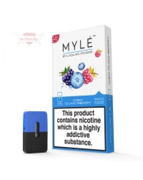 Myle Vapor Myle Pod Iced Quad Berry (20mg 0.9ml 4 Pack)