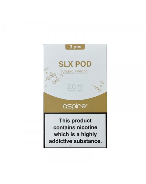 Aspire SLX Pod Classic Tobacco (20mg 2ml 3 Pack)