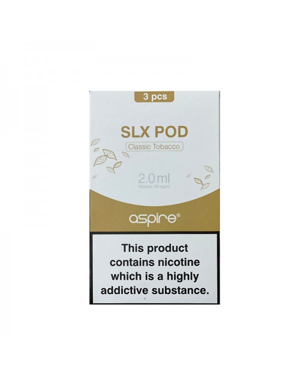 Aspire SLX Pod Classic Tobacco (20mg 2ml 3 Pack)