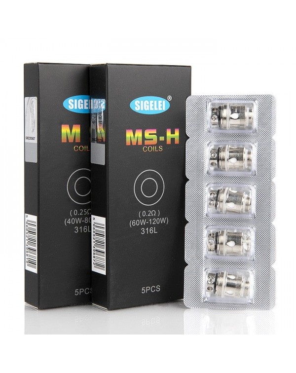 Sigelei MS-M Replacement Coils 5 Pack - 0.2 ohm