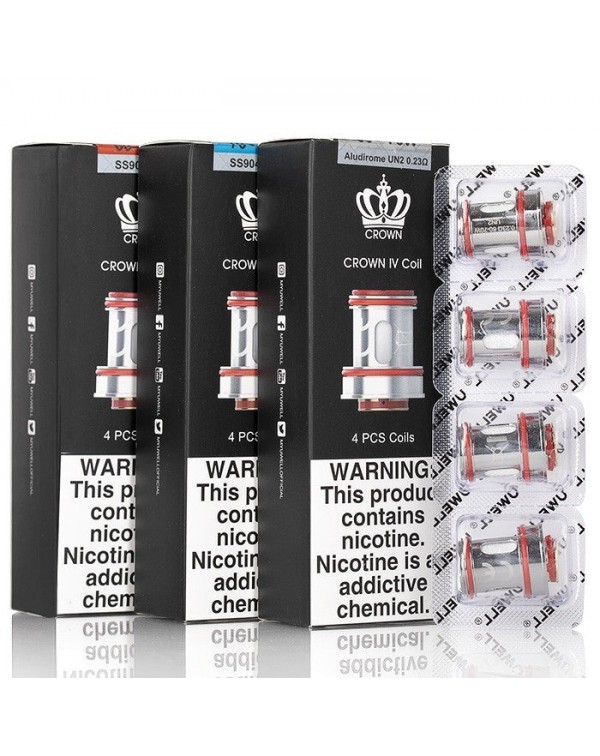 Uwell Crown IV Replacement Coils 4 Pack - 0.25ohm