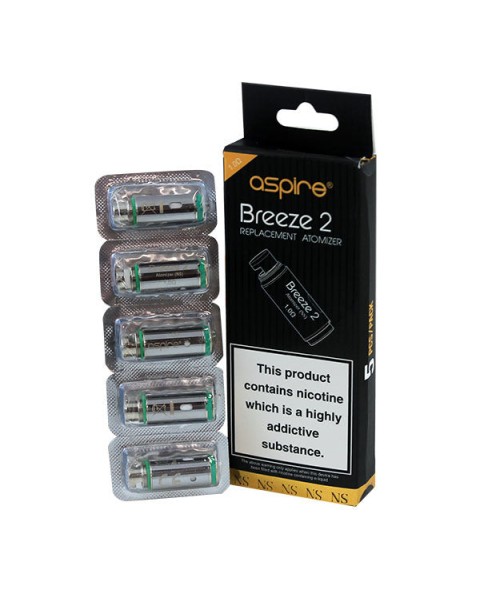 Aspire Breeze 2 Replacement Coils 5 Pack - 1.0ohm