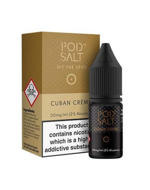 My Vapery Pod Salt: Cuban Creme 10ml Nic Salt