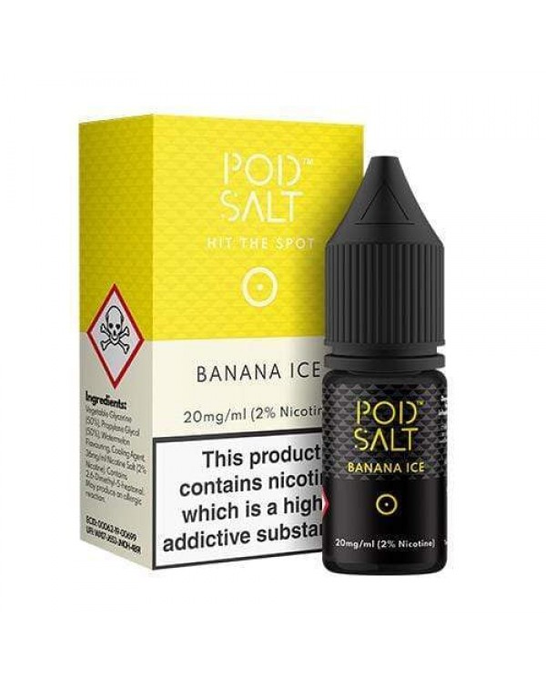 My Vapery Pod Salt: Banana Ice 10ml Nic Salt