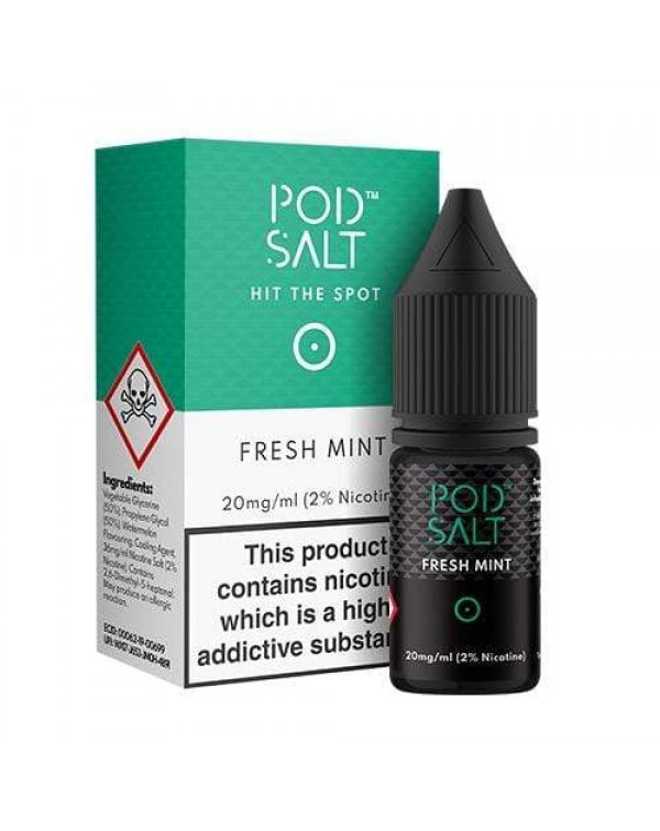 My Vapery Pod Salt: Fresh Mint 10ml Nic Salt