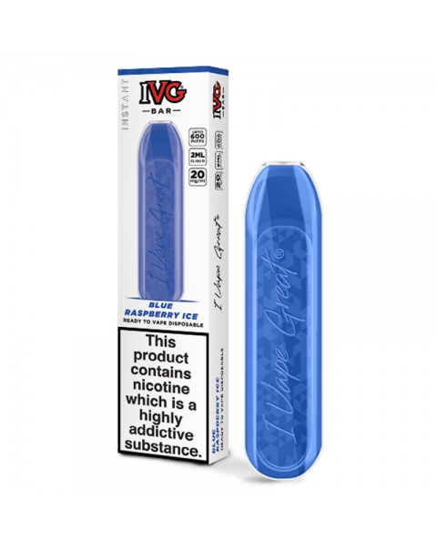 IVG Bar Blue Raspberry Ice Disposable Pod Device