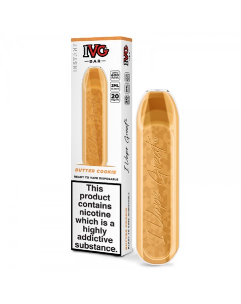 IVG Bar Butter Cookie Disposable Pod Device
