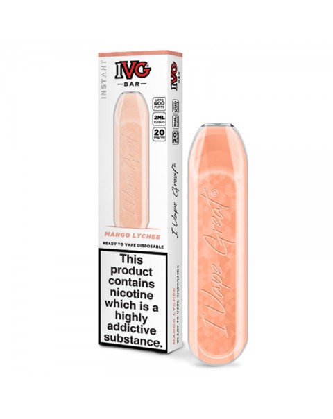 IVG Bar Mango Lychee Disposable Pod Device