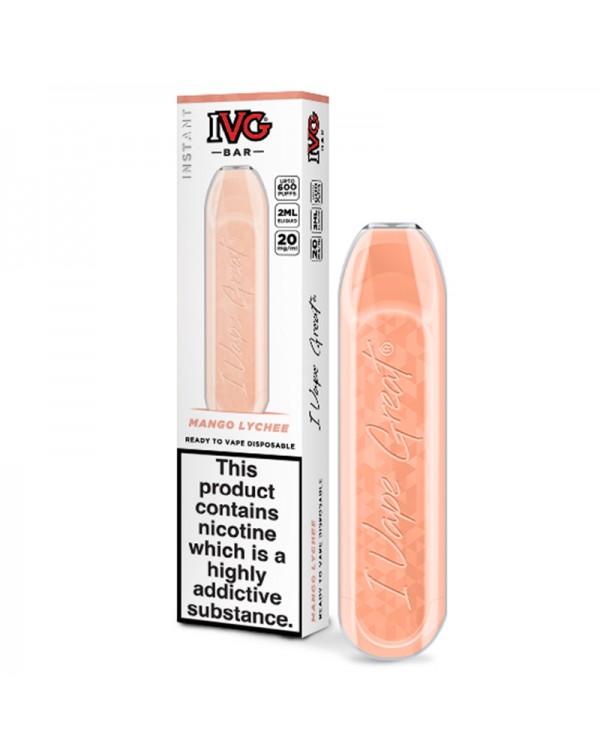 IVG Bar Mango Lychee Disposable Pod Device