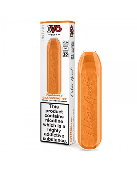 IVG Bar Pineapple Grapefruit Ice Disposable Pod Device