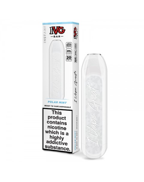 IVG Bar Polar Mint Disposable Pod Device