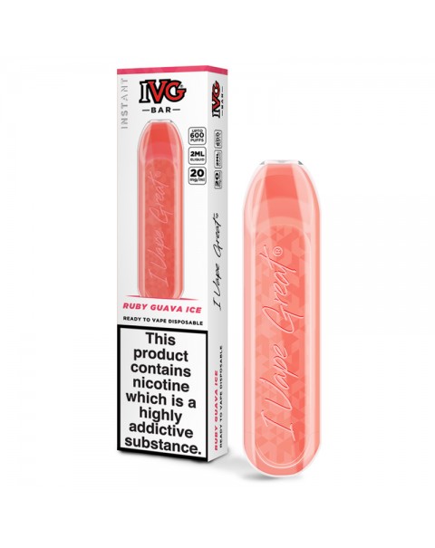 IVG Bar Ruby Guava Ice Disposable Pod Device