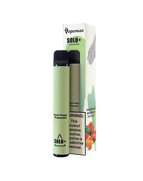 Vapeman Solo+ Peach Mango Watermelon Disposable Vape Device