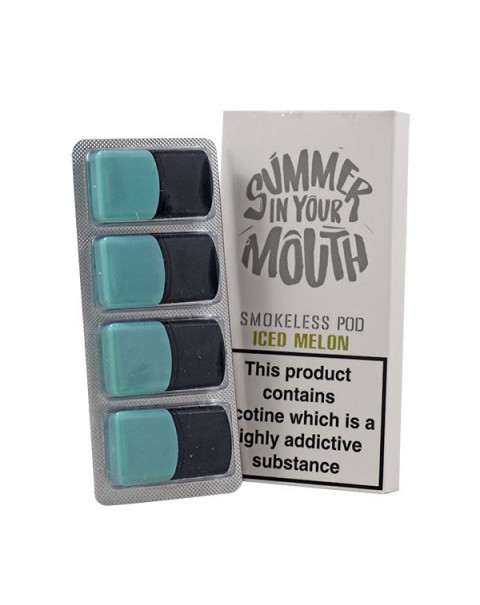 Summer In Your Mouth Iced Melon Smokeless Pod 4 x 10ml