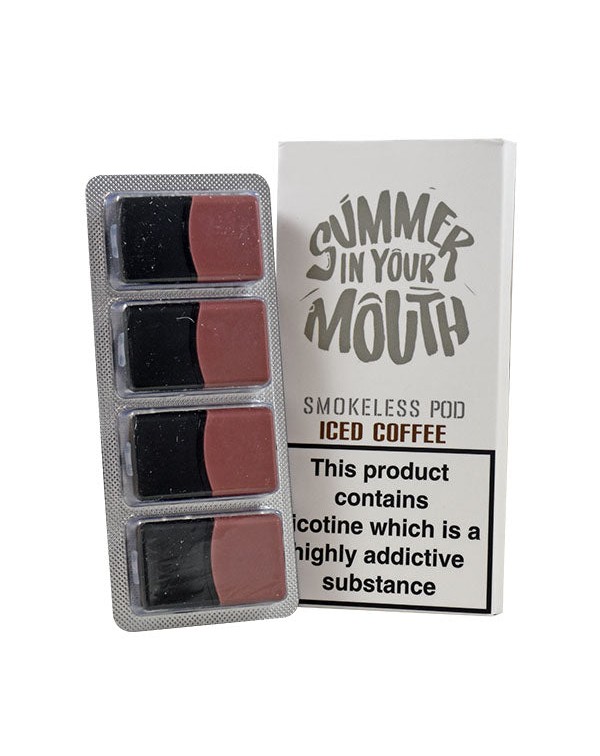 Summer In Your Mouth Iced Coffee Smokeless Pod 4 x...