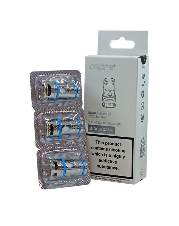 Aspire Odan Replacement Coils 3 Pack