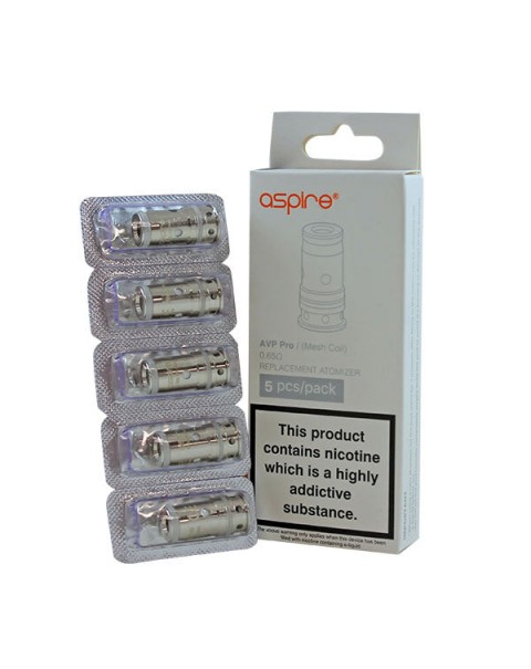 Aspire AVP Pro Replacement Coils 5 Pack