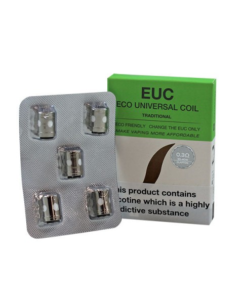 Vaporesso EUC Universal Traditional Replacement Coils 5 Pack (1 Sleeve Included)