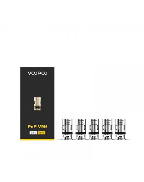 Voopoo PNP-VM6 Replacement Coils 5 Pack - 0.15ohm