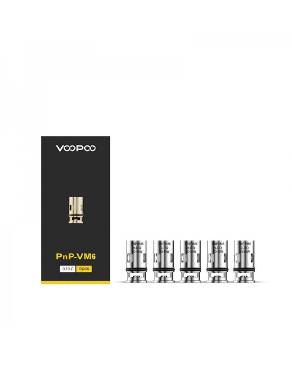 Voopoo PNP-VM6 Replacement Coils 5 Pack - 0.15ohm