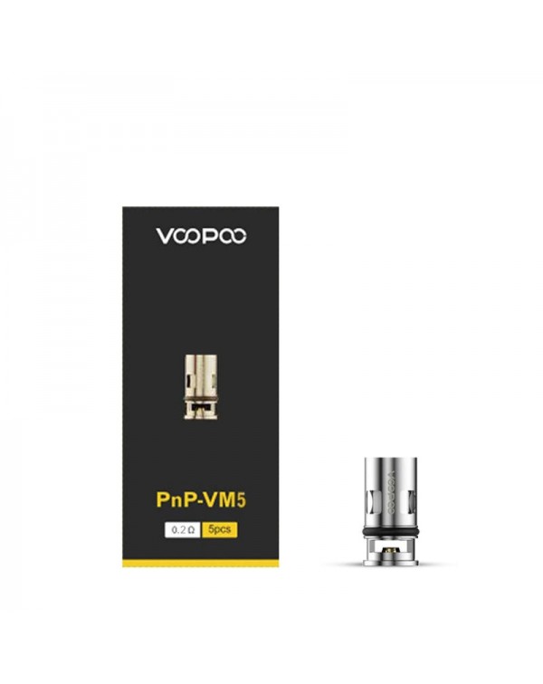 Voopoo PNP-VM5 Replacement Coils 5 Pack - 0.2ohm