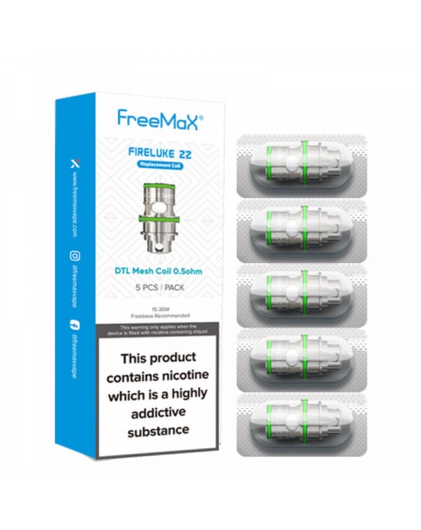 Freemax Fireluke 22 Replacement Coils 5 Pack