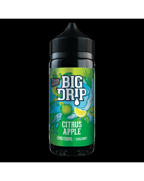 Doozy Vape Big Drip Citrus Apple 0mg 100ml Short F...