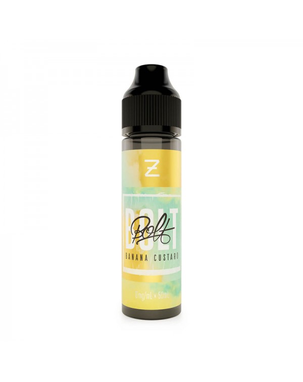 Zeus Juice Bolt: Banana Custard 0mg 50ml Short Fil...