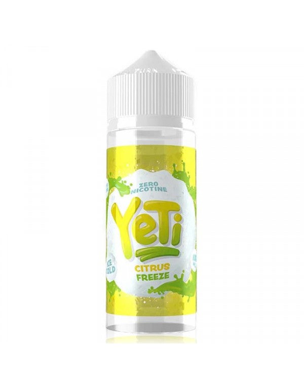 Yeti Citrus Freeze 0mg 100ml Short Fill E-Liquid