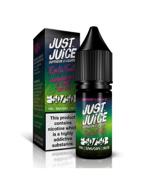 Just Juice Exotic Fruits 50/50 Guanabana & Lime on Ice 10ml E-Liquid