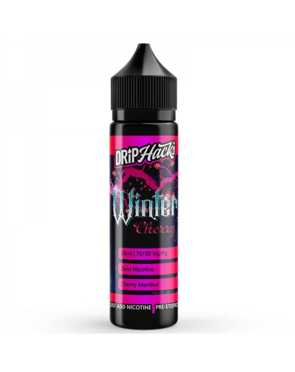 Drip Hacks Cherry Winter 0mg 50ml Short Fill E-Liq...