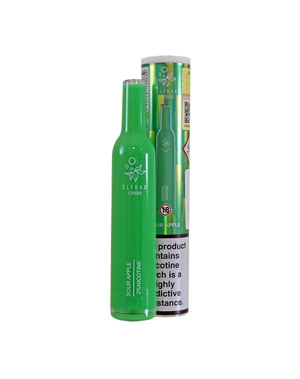 Elf Bar CR500 Sour Apple Disposable Vape Device