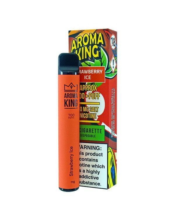 Aroma King Disposable Vape Device Strawberry Ice 2...