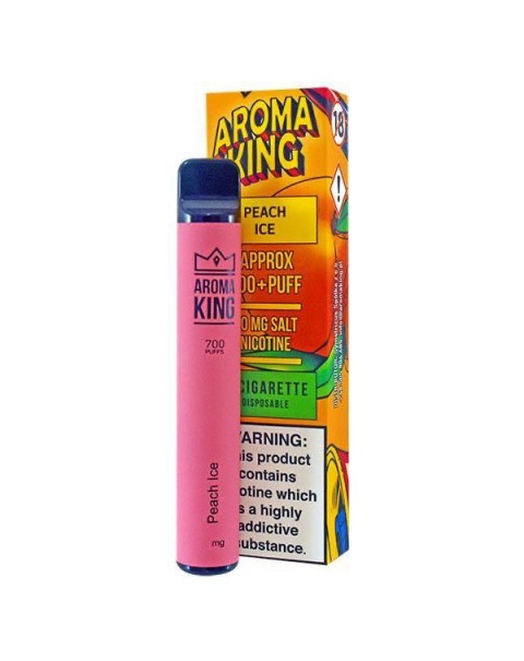 Aroma King Disposable Vape Device Peach Ice 2ml