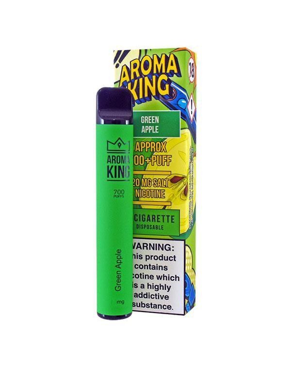 Aroma King Disposable Vape Device Green Apple 2ml