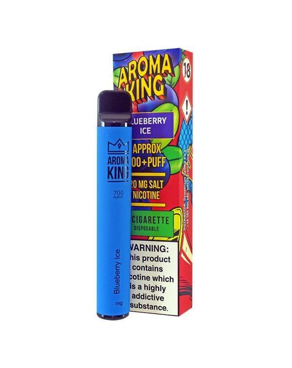 Aroma King Disposable Vape Device Blueberry Ice 2m...