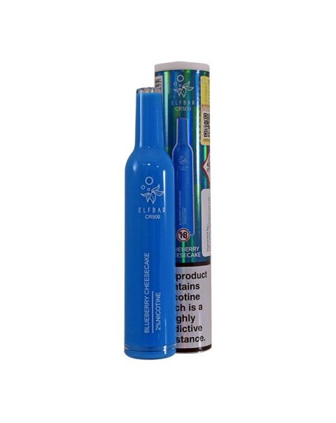 Elf Bar CR500 Blueberry Cheesecake Disposable Vape Device