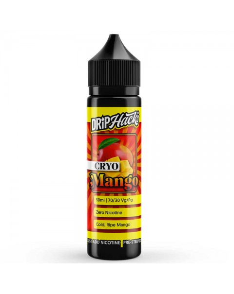 Drip Hacks Cryo Mango 0mg 50ml Short Fill E-Liquid