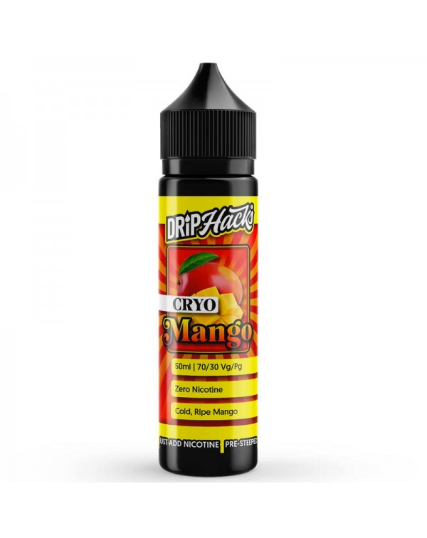 Drip Hacks Cryo Mango 0mg 50ml Short Fill E-Liquid