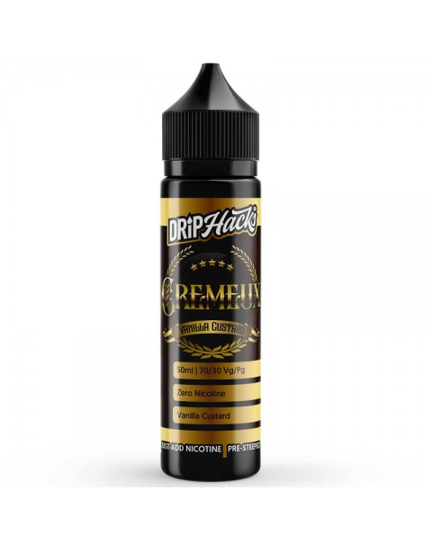 Drip Hacks Cremeux 0mg 50ml Short Fill E-Liquid