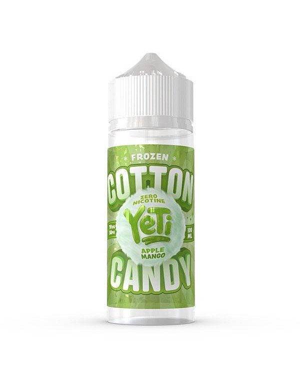 Yeti Cotton Candy: Apple Mango 0mg 100ml Short Fil...