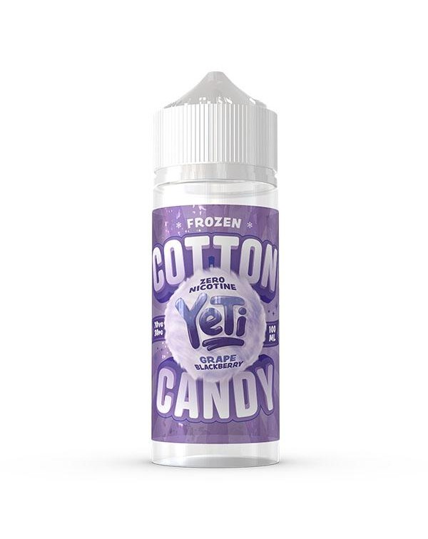 Yeti Cotton Candy: Grape Blackberry 0mg 100ml Shor...