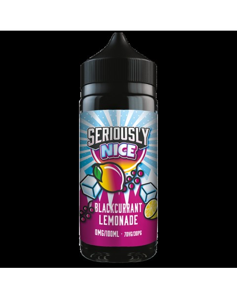 Doozy Vape Seriously Nice: Blackcurrant Lemonade 0mg 100ml Short Fill E-Liquid