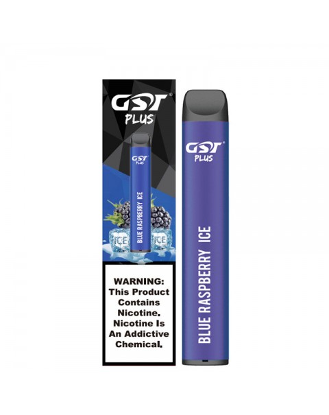 GST Plus Blue Raspberry Ice Disposable Vape Device 20mg