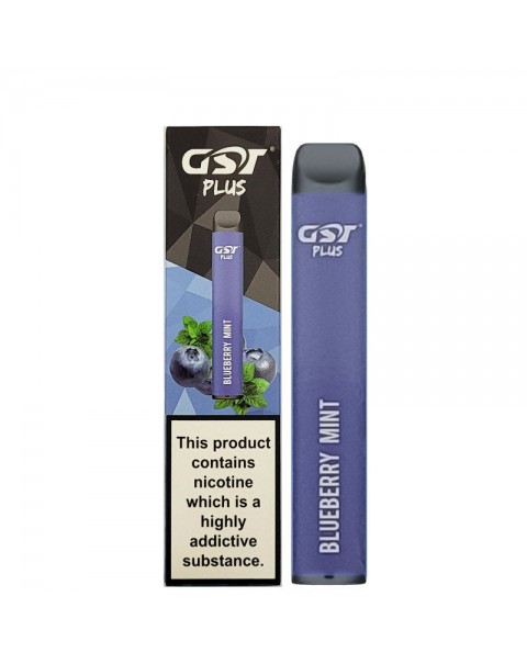 GST Plus Blueberry Mint Disposable Vape Device 20mg