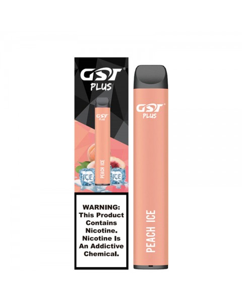 GST Plus Peach Ice Disposable Vape Device 20mg