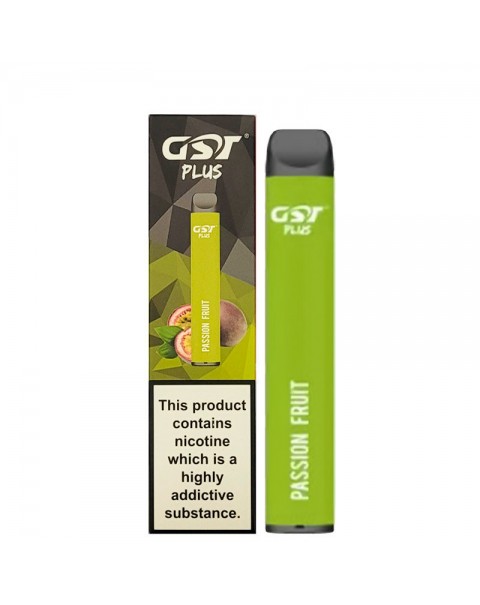 GST Plus Passion Fruit Disposable Vape Device 20mg